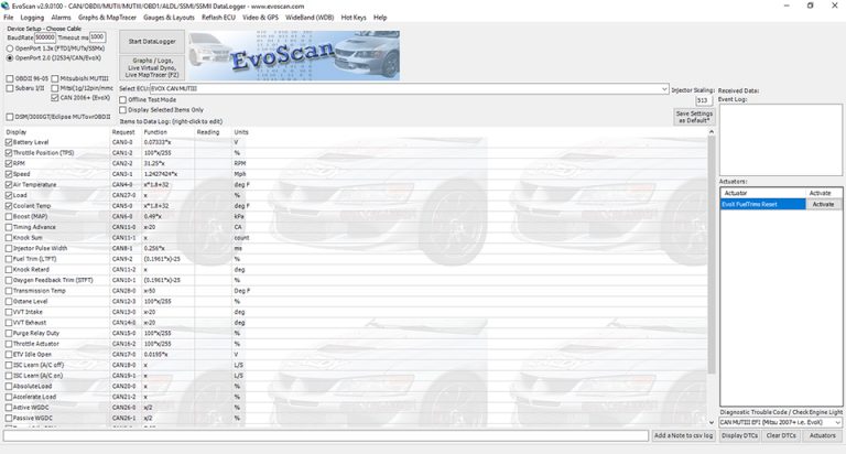 EvoScan Software - RALLInspired